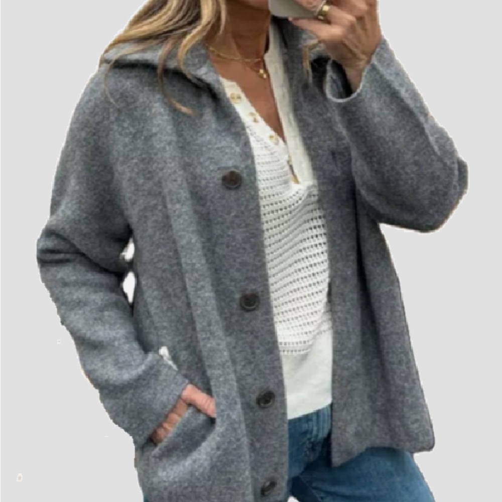 Vince Gray Women's Cardigan Sweater